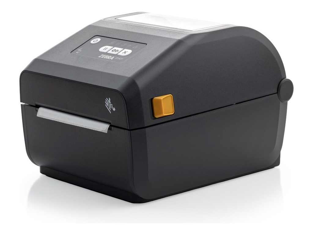 ZEBRA ZD421Thermal Transfer Printer (74/300M) 203 dpi USB USB Host Modular Connectivity Slot BTLE5 US Cord Swiss Font EZ