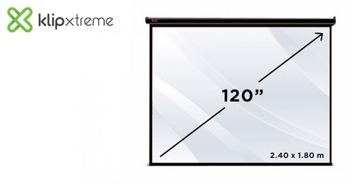 [KPS-304] Klip Xtreme KPS-304 - Pantalla de proyección - instalable en el techo, instalable en pared - 120" (305 cm)