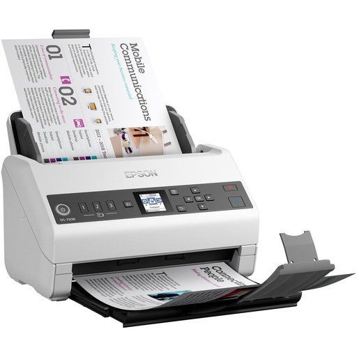 [B11B259201] Epson DS-730N - Escáner de documentos - Sensor de imagen de contacto (CIS) - a dos caras - Ledger - 600 ppp x 600 ppp