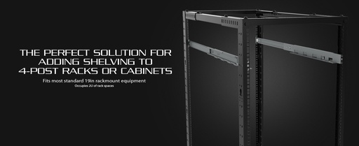 [FDC-RK1102U] Forza - UPS Rack Mounting Kit - Rail 2U 1100mm 80kg - Altura máxima 89mm - Ancho máximo 444mm