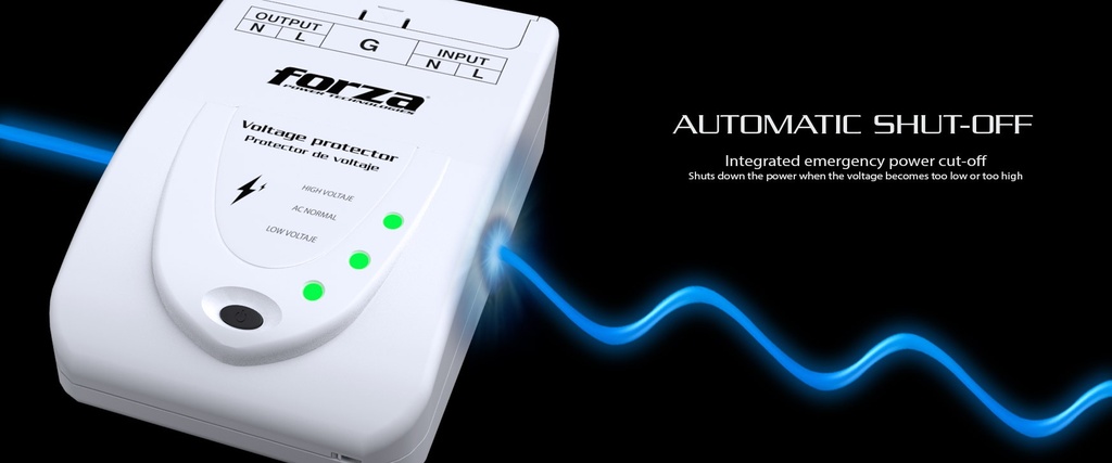 Forza FVP-6630B Zion - Wall mountable - AC 220 V - 1 Tomas de Corriente - 6600 VA