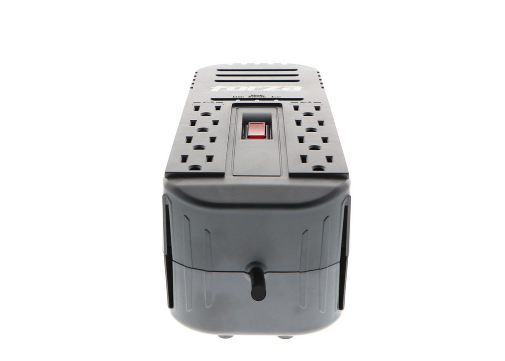 Forza Power - Forza - Regulador automático de voltaje - Externa - CA 220 V - 8 Tomas de Corriente - 2200 VA