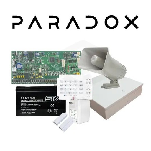 [COMBO-PA] 1 PA-SP4000 + 1 PA-K10H + 1 PA-CAJAALARMABL + 1 PA-SIRENA + 1 PA-TRALARM2 + 1 ST-12V-7AMP + 1 ST-L-MG401