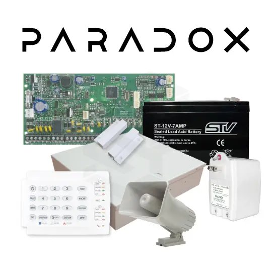 1 PA-SP5500 + 1 PA-K10H + 1 PA-CAJAALARMABL + 1 PA-TRALARM2 + 1 ST-12V-7AMP+ 1 PA-SIRENA + 1 ST-L-MG401 + 1 PA-DCTXP2