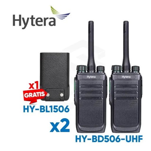 [COMBO-HY2] 2 HY-BD506-UHF-2AMP + 1 GRATIS HY-BL1506