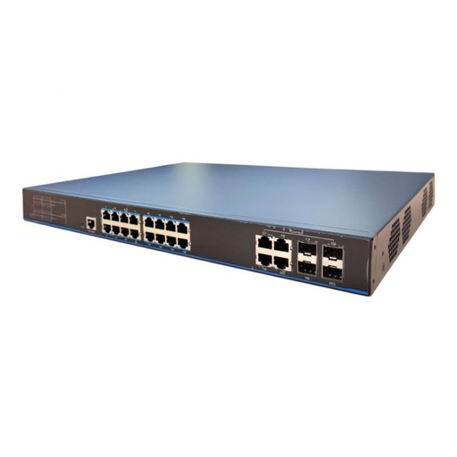 [TS-003238] Switch POE 16 PUERTOS POE 10/100/1000 MBPS + 4 PUERTOS COMBO 10/100/1000 MBPS/SFP 280W