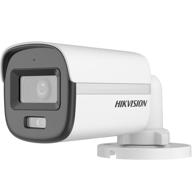 TUBO SELLADO HD-TVI 1080P IR 10-20M COLORVU CON AUDIO Y LUZ HIBRIDA COLOR VU