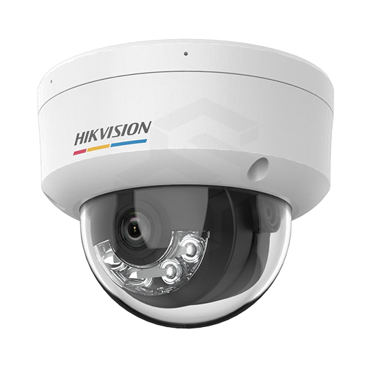 CAMARA IP DOMO CON LUZ HIBRIDA COLOR VU 2MP L 28MM CON MICROFONO