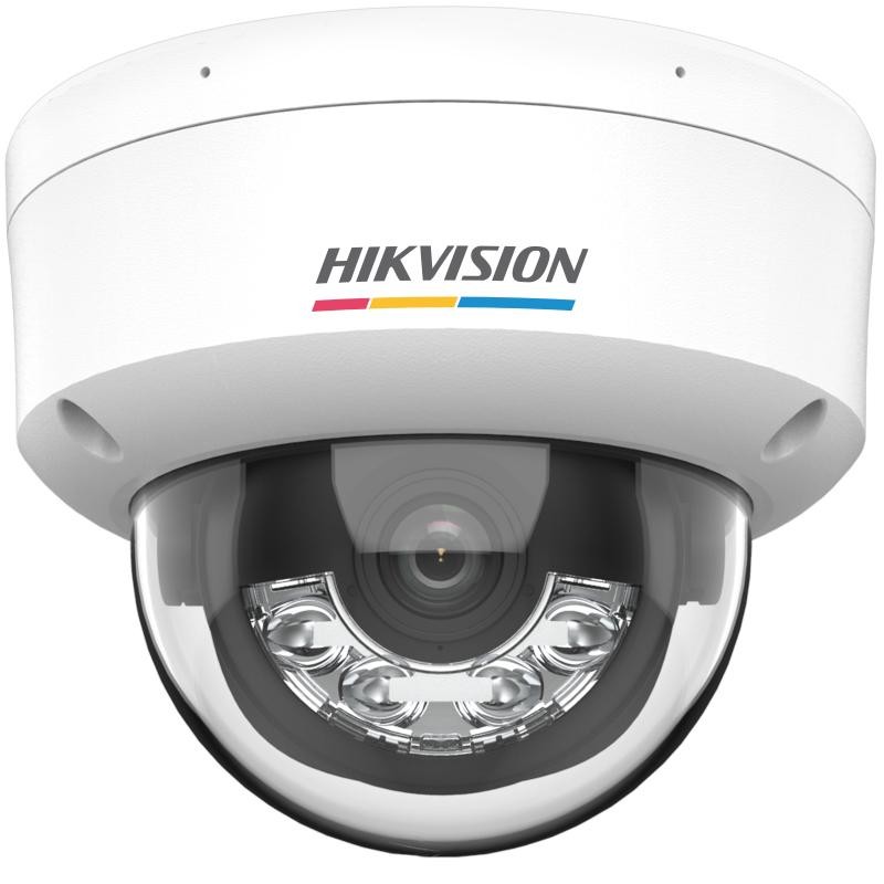 CAMARA IP DOMO CON LUZ HIBRIDA COLOR VU 2MP L 28MM CON MICROFONO