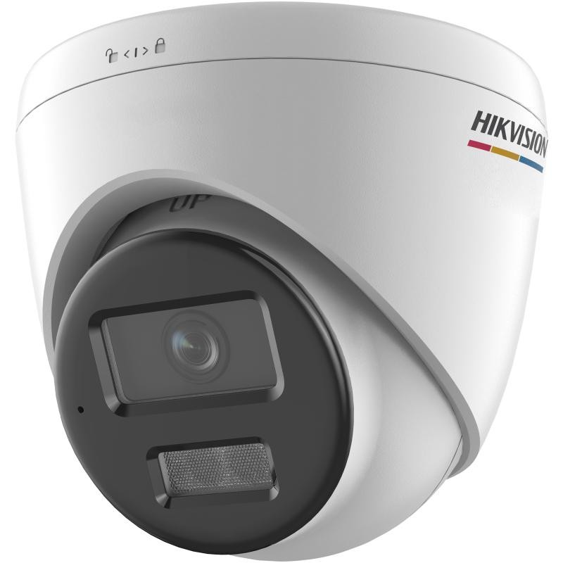CAMARA IP TURRET COLORVU 4MP L 28MM CON MICROFONO DUAL LIGHT ALARMA ACTIVA