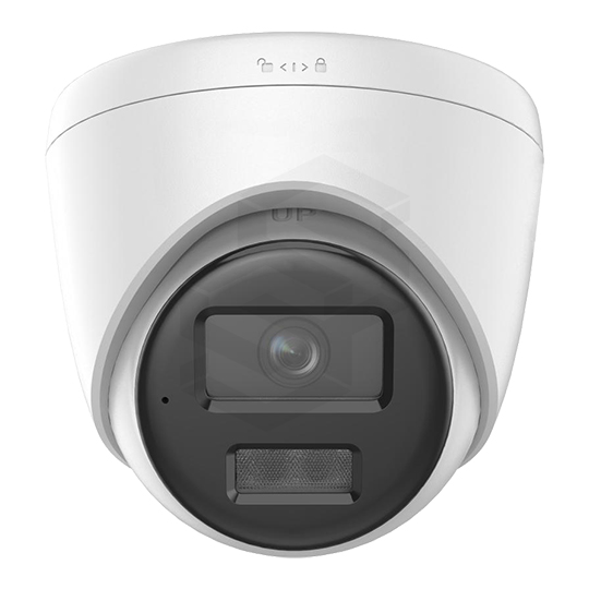 CAMARA IP TURRET COLORVU 4MP L 28MM CON MICROFONO DUAL LIGHT ALARMA ACTIVA