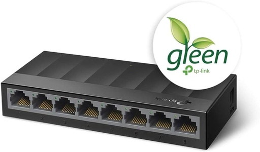 [TP-LS1008G] SWITCH 8 PUERTOS GIGABIT NO-ADMINISTRABLE