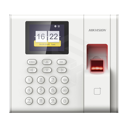 CONTROL DE TIEMPO Y ASISTENCIA CON PANTALLA LCD TCP/IP HIKVISION
