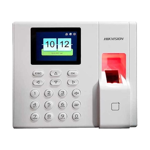 [DS-K1A8503EF] CONTROL DE TIEMPO Y ASISTENCIA CON PANTALLA LCD TCP/IP HIKVISION