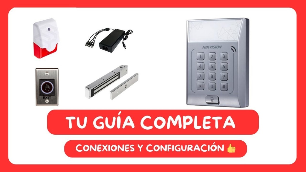 CONTROL DE ACCESO STAND ALONE CON BOTONERA HIKVISION