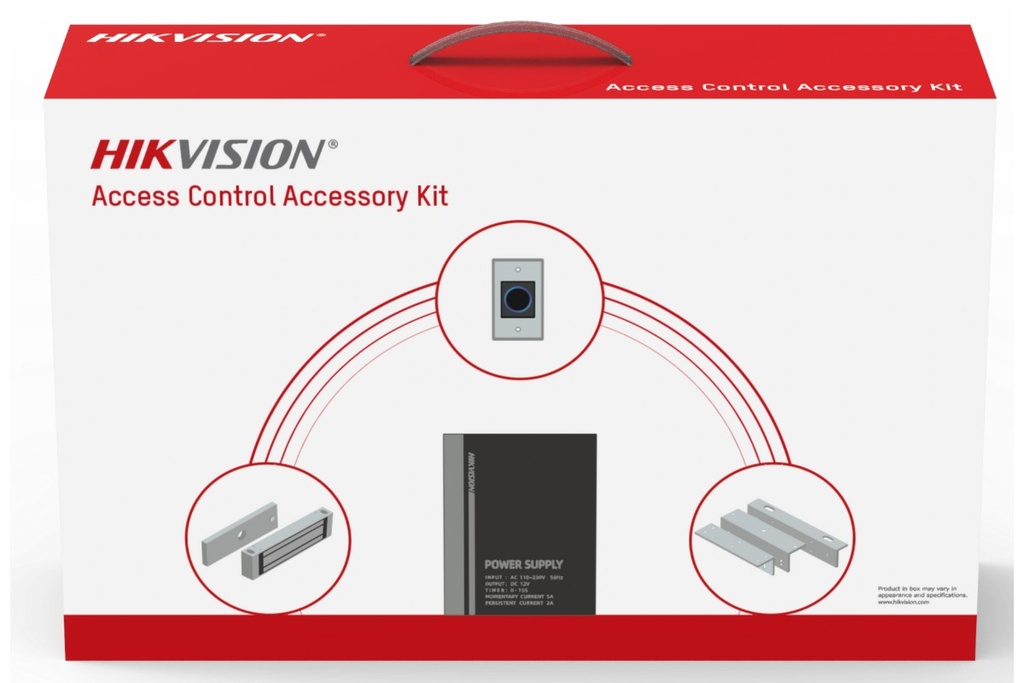 KIT DE FUENTE DE CONTROL DE ACCESO + CERRADURA 600LB + BOTON