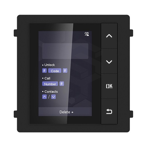 [TS-002184] MODULO DE DISPLAY PARA BUSQUEDA DE CONTACTOS PARA VIDEOPORTERO DEPARTAMENTAL