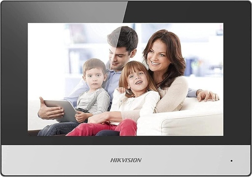 [DS-KH6320-WTE1] Pantalla Touch Para Videoportero De Edificios Tcp/Ip 2Ch AlarmaPantalla Táctil De Colores 7 (1024 × 600)Poe, Wifi, Ip65Micrófono Omnidireccional, Altavoz IncorporadoSupresión De Ruido Y Cancelación De EcoDim.: 200×140×15,1Mm