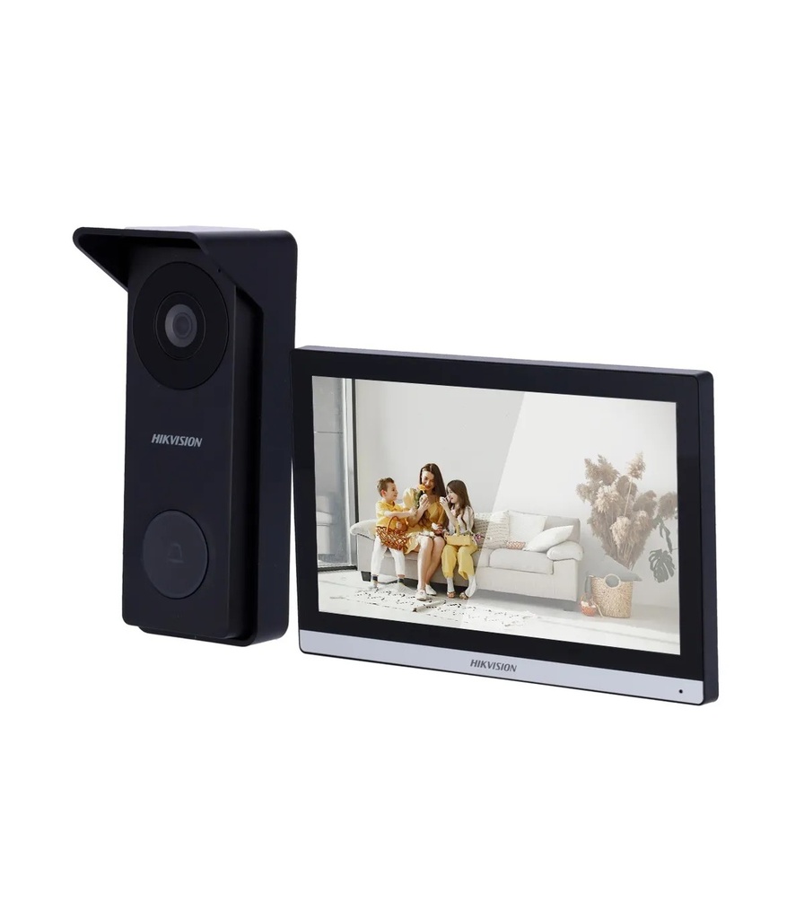 KIT DE VIDEO PORTERO HIBRIDO DS-KH6352 + PANTALLA DS-KV2422-IM