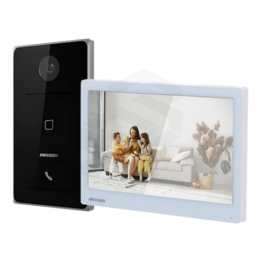 KIT DE VIDEO PORTERO IP 1 DS-KV6133-WME1 + 1 DS-KH6350-WTE1 + 1 32GB TF card HIKVISION