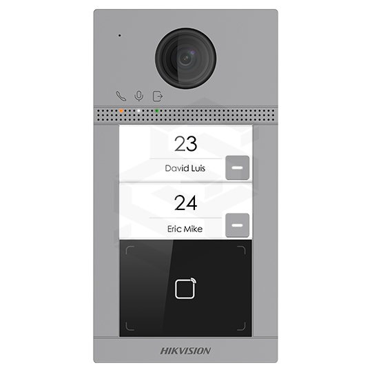 [DS-KV8213-WME1] CAMARA DE VIDEOPORTERO 2MP PARA 2 DEPARTAMENTOS TCP/IP HIKVISION