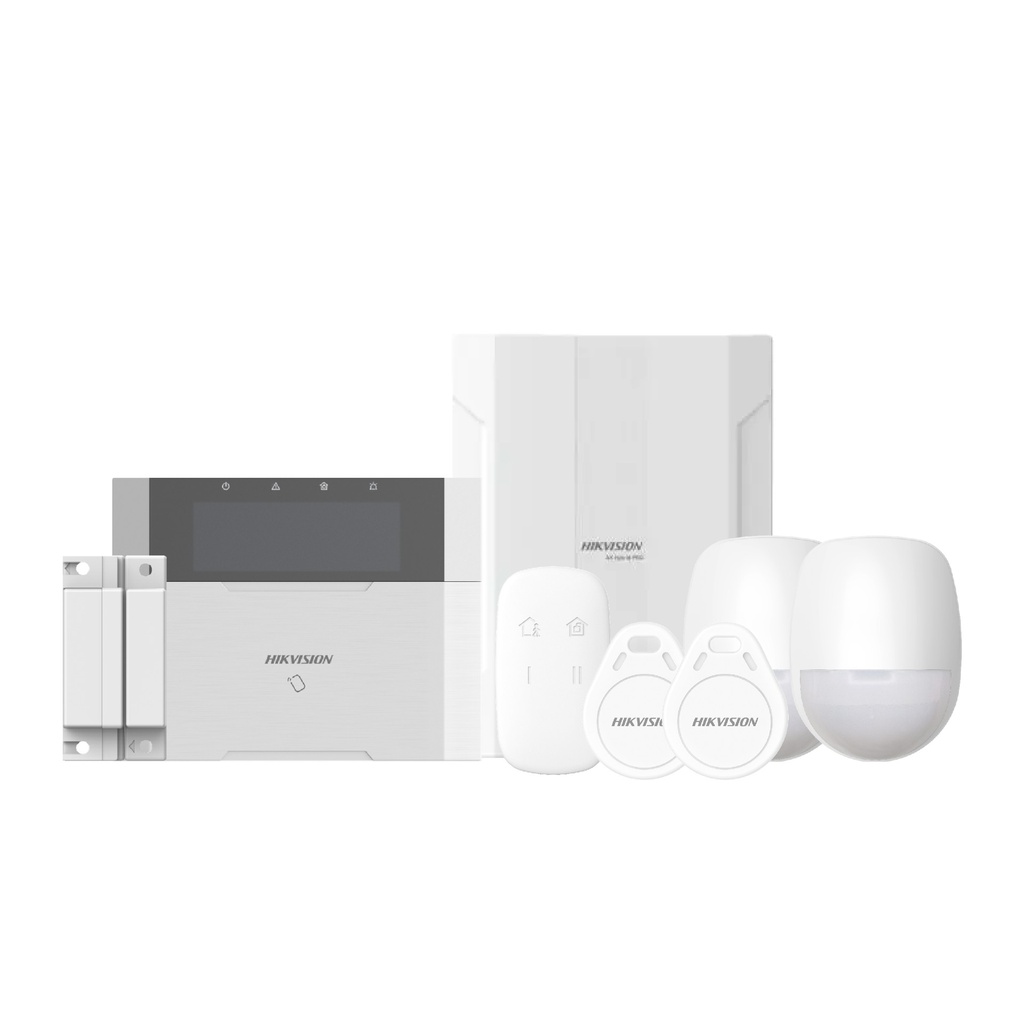 KIT DE ALARMA HIBRIDA DE 8 ZONAS EXPANSIBLE A 64
