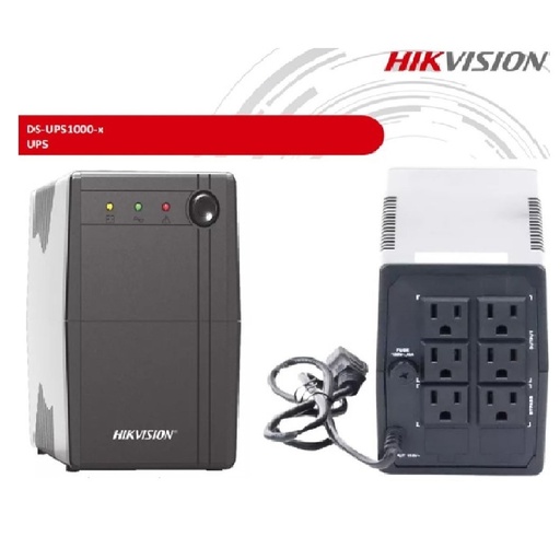 [DS-UPS1000-X] UPS 1000VA/600W A 6 SALIDAS 6 SALIDAS 1 BATERIAS 12VDC 9AMP 120V