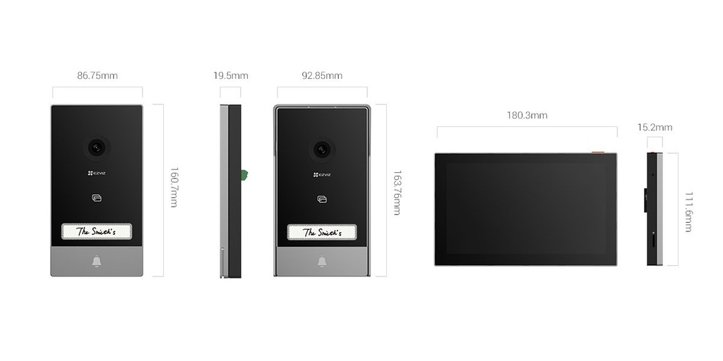 HP7 VIDEO PORTERO HIBRIDO EZVIZ