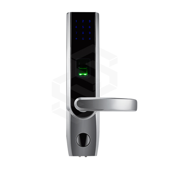CERRADURA PARA PUERTA PRINCIPAL C/HUELLA, TARJETA Y PIN DERECHA