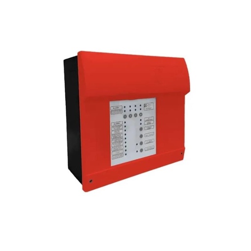 [CF-IRON04ROJ] CENTRAL CONVENCIONAL 4 ZONAS PUERTA ROJA