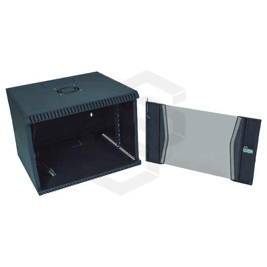 GABINETE 12UR DE PARED PUERTA DE VIDRIO