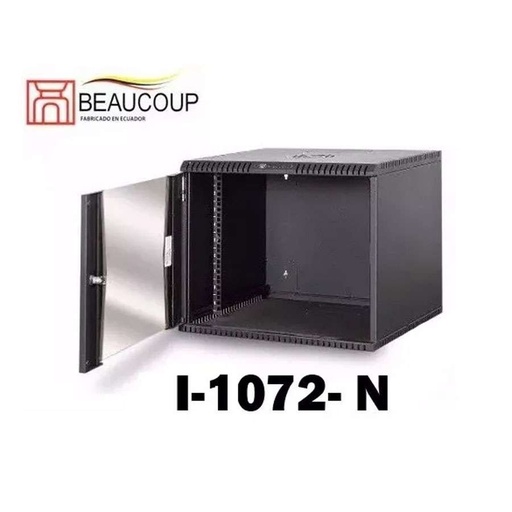[BE-12-I1072] GABINETE 12UR DE PARED PUERTA DE VIDRIO