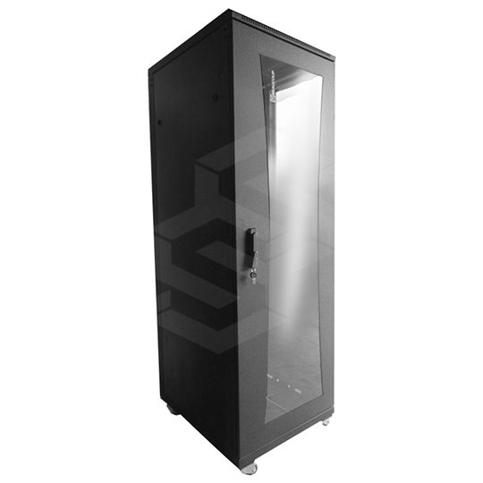 RACK CERRADO 42UR NEGRO 200X60X80