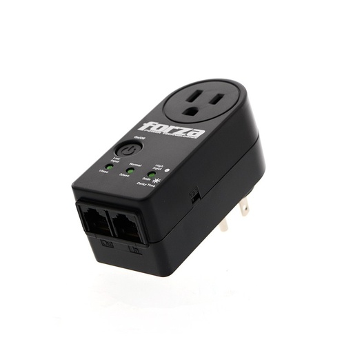 [FZ-FVP-1201N] SUPRESOR DE PICOS DE 1 TOMAS NEGRO