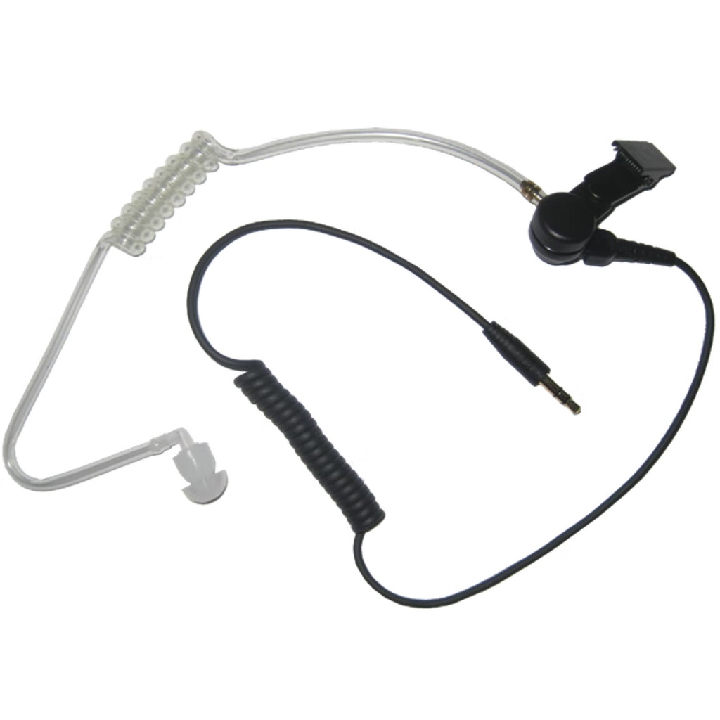 AUDIFONO CON TUBO ACUSTICO TRANSPARENTE