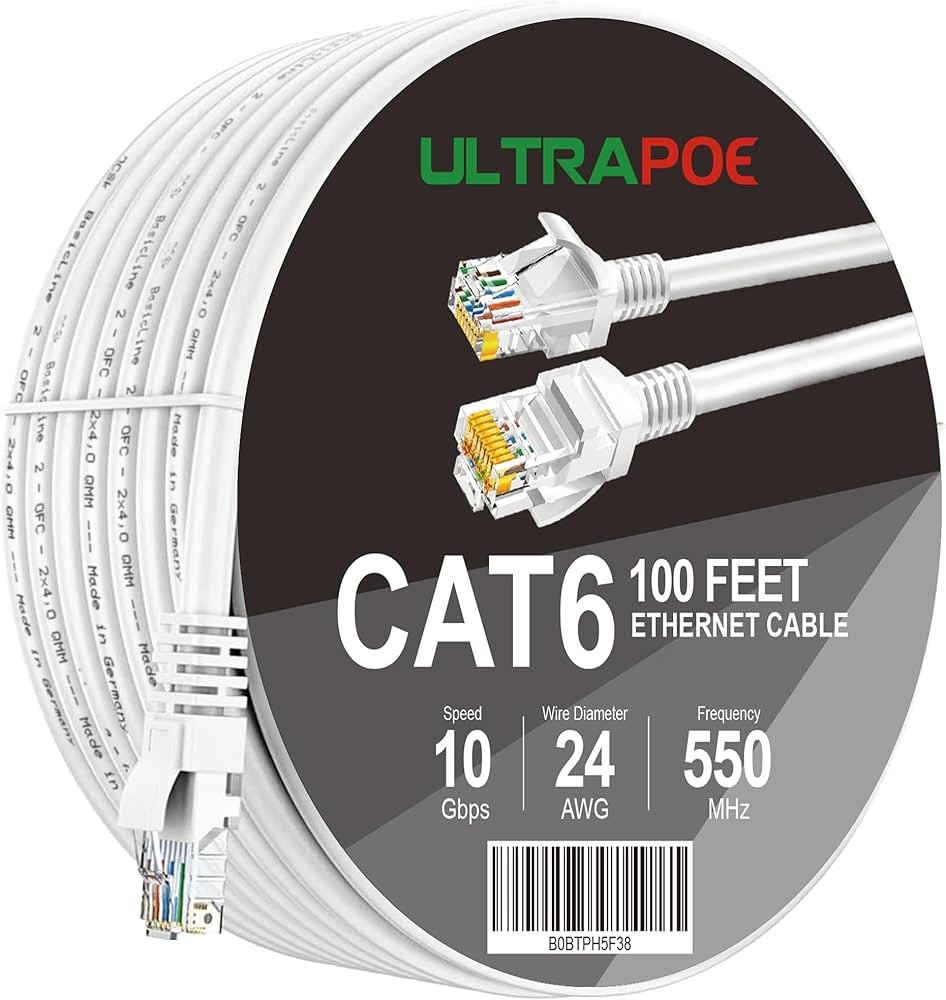 CABLE UTP CAT 6E INTERIOR 100 MTS
