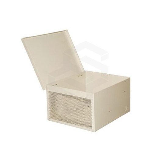 [PA-CAJASIRENABL] CAJA DE SIRENA METALICA MARFIL