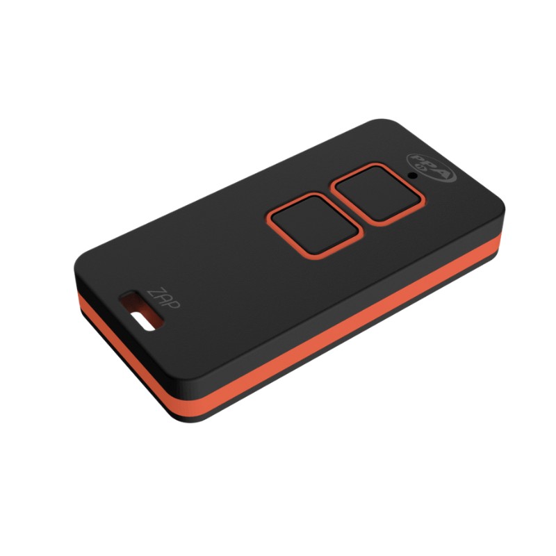 CONTROL REMOTO ZAP 2 BOTONES NARANJA