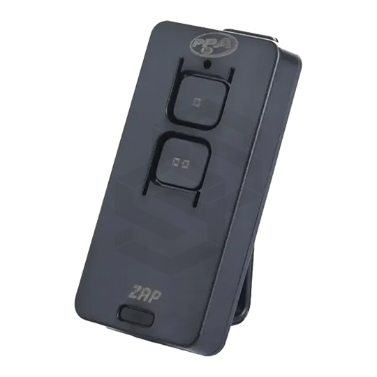 CONTROL REMOTO ZAP 2 BOTONES NEGRO
