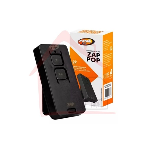 [PPA-A22324] CONTROL REMOTO ZAP 2 BOTONES NEGRO