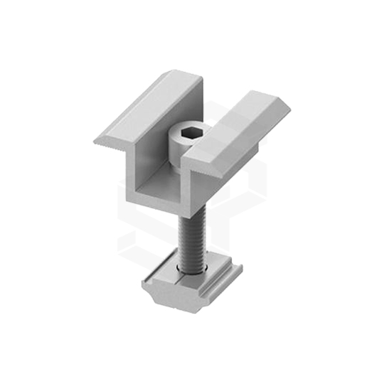 SOPORTE CENTAL PARA RIEL Y PANEL SOLAR