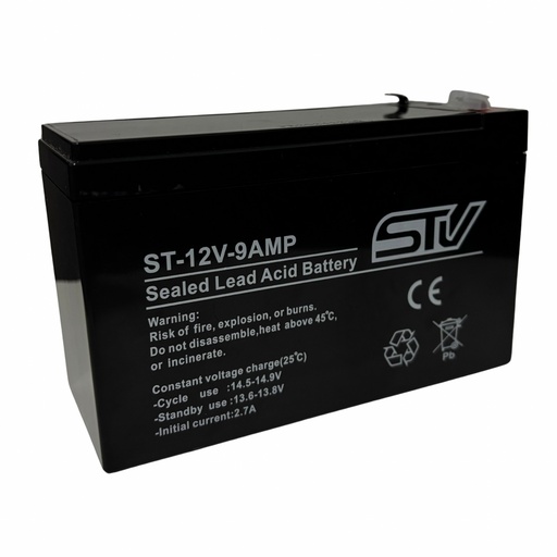 [ST-12V-9AMP] BATERIA RECARGABLE 12VDC 9AMP
