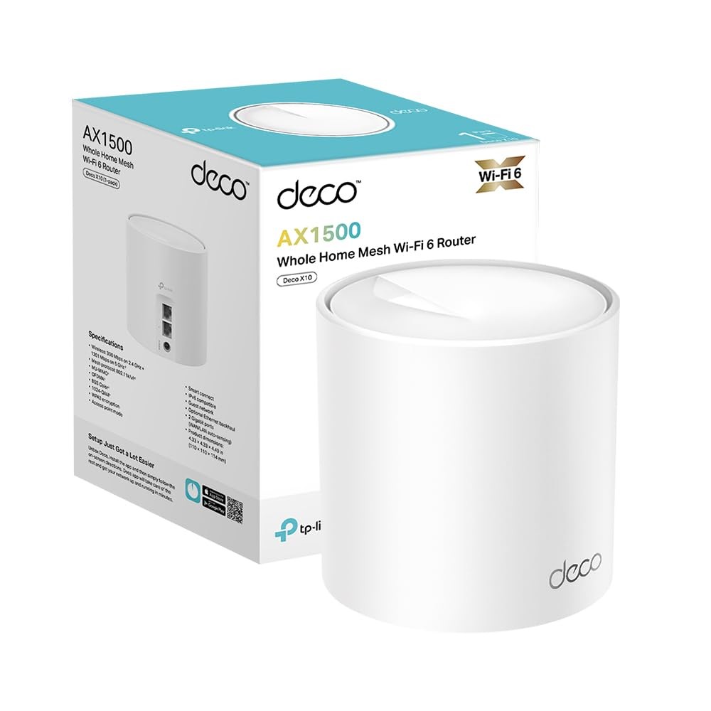 SISTEMA DECO WIFI 6 MESH TPLINK AX1500 MBPS