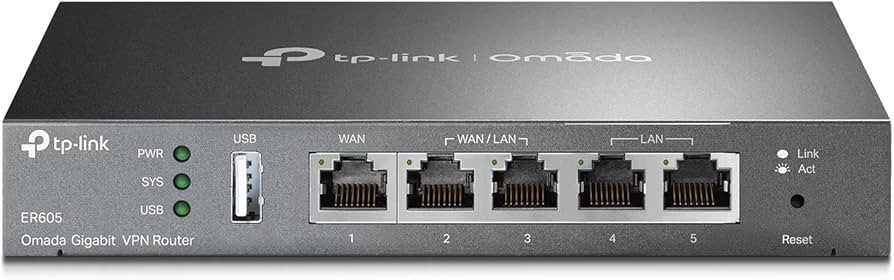 ROUTER VPN 2 PUERTOS LAN + 1 WAN + 2 WAN/LAN GIGABITE TPLINK OMADA