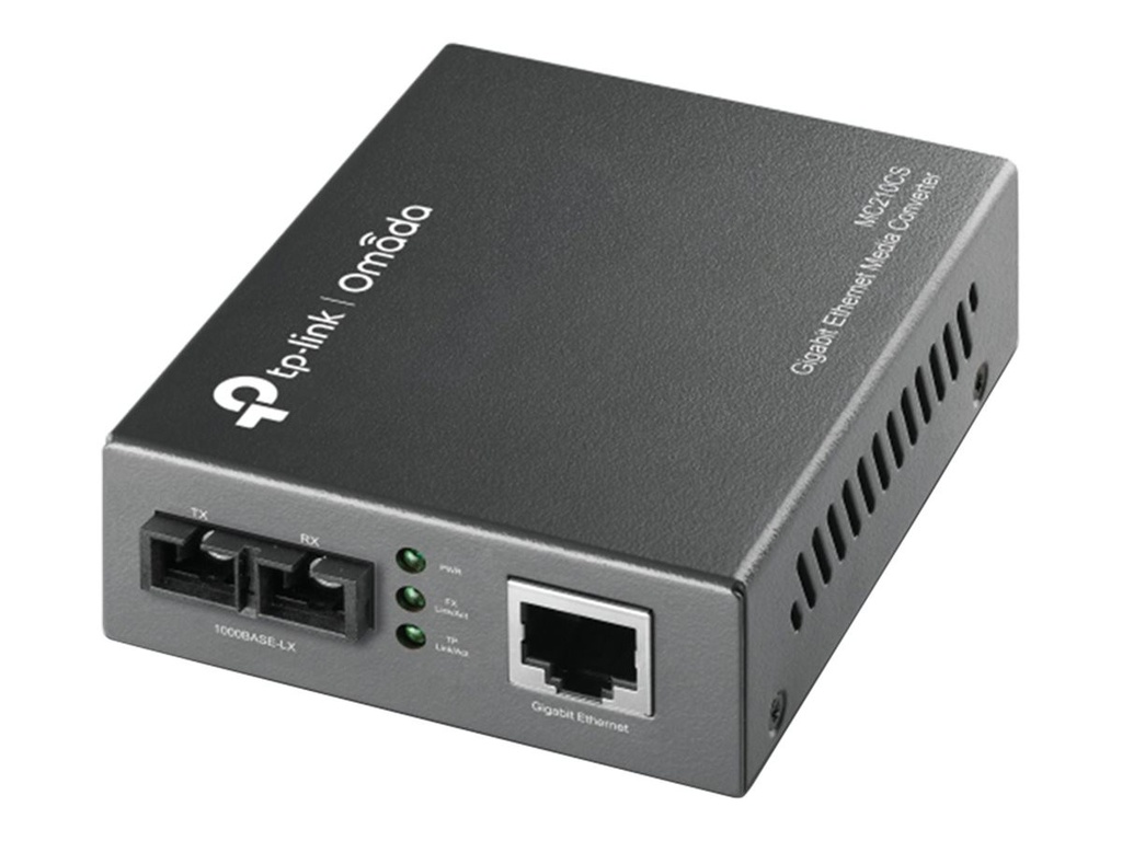 CONVERSOR DE DE FIBRA TPLINK MONOMODO SC GIGABIT