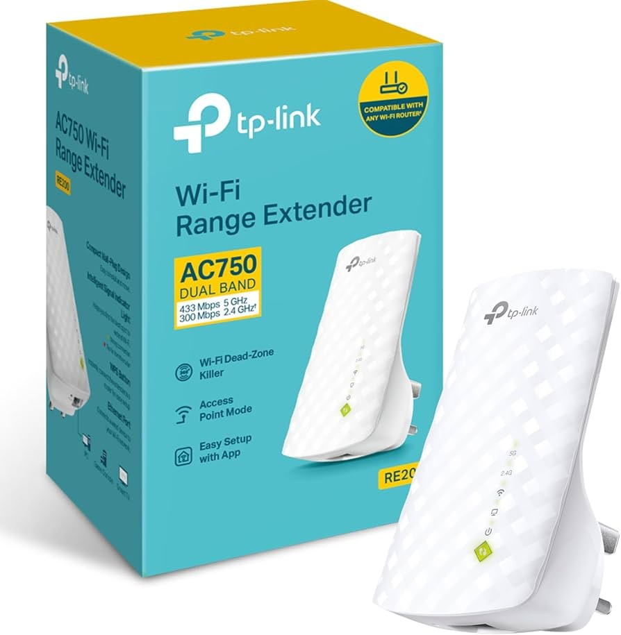 EXTENSOR DE SENAL DE PARED 2,4 Y 5 GHZ