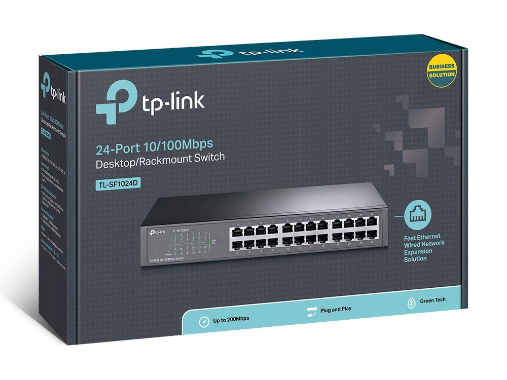 SWITCH 24 PUERTOS 10/100MBPS NO-ADMINISTRABLE