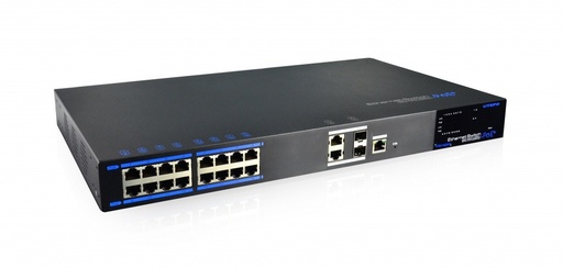[UTP-7216E-POE-L2] SWITCH 16 PUERTOS POE ADMINISTRABLES