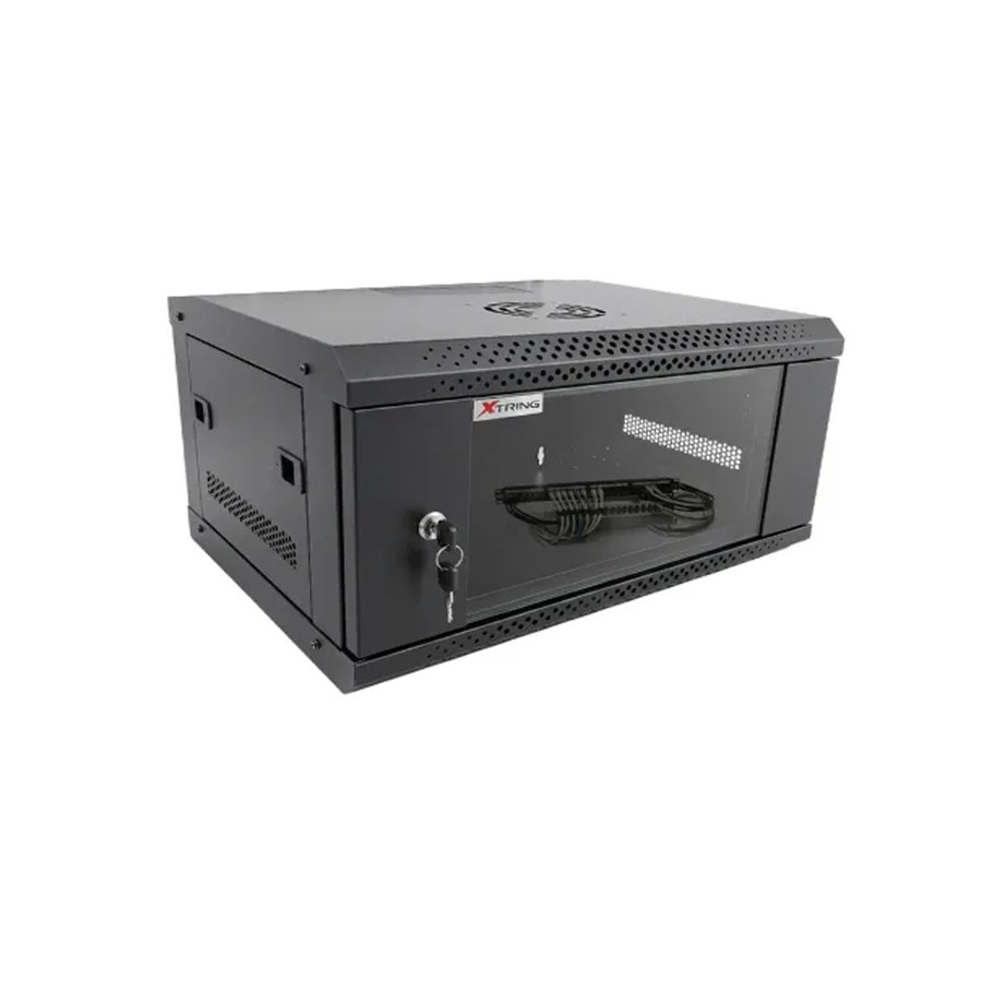 GABINETE COMPACTO 4UR XTRING DESARMADO PUERTA DE VIDRIO 540X400X280MM