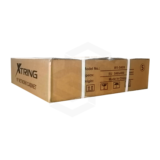 [XT-W1-5409] GABINETE COMPACTO 9UR XTRING DESARMADO PUERTA DE VIDRIO 540X400X501MM